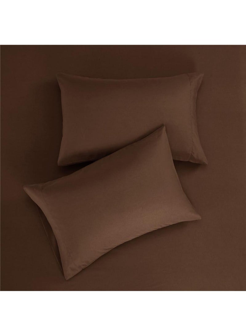 Bed Sheet 167cm * 243cm Bed Hat 99cm * 190cm 35cm Pillowcase 51cm * 76cm * 1 Plain Bedding Set Of 3