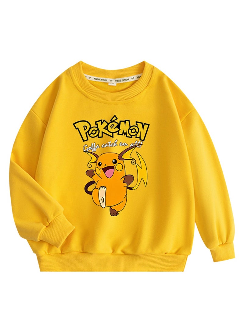 Children's sweatshirt Pokémon new round neck long sleeve sweatshirt