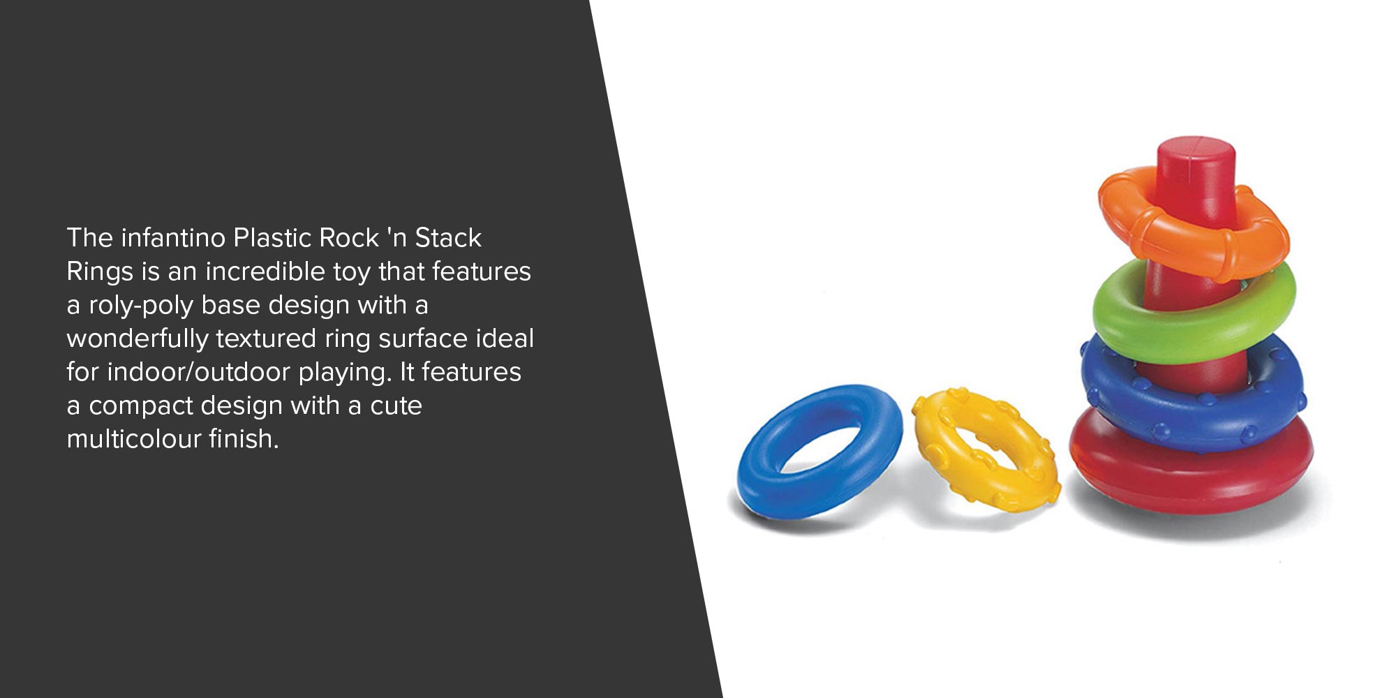Plastic Rock'N Stack Rings IN216271