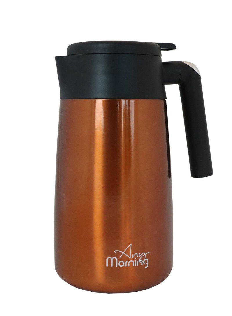 Any Morning SI232250 Stainless Steel Thermal Carafe Copper