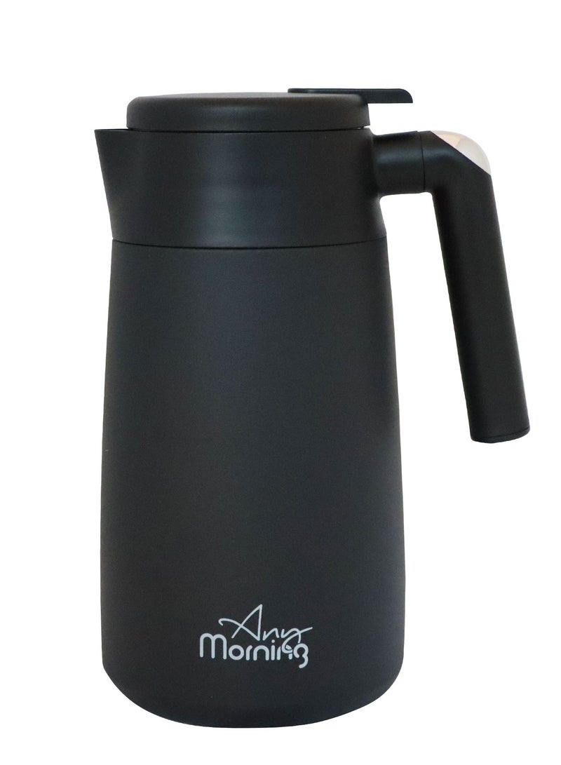 Any Morning SI232250 Stainless Steel Thermal Carafe Black