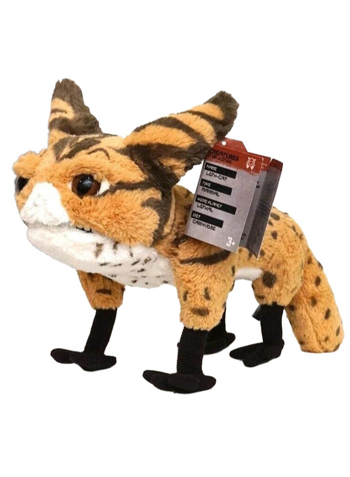 Disney Star Wars Galaxy's Edge - Loth Cat Plush Toy Creatures Interactive Makes Sounds - Size 36cm