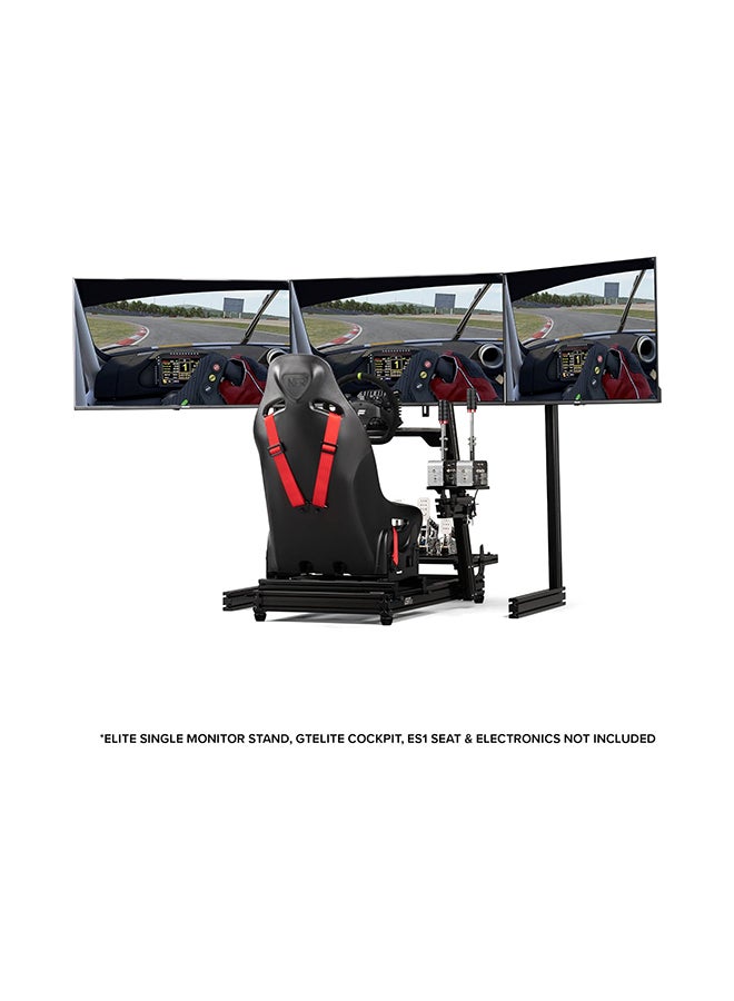 Next Level Racing NLR-E039 Elite Freestanding Monitor Stand Triple Add-On - Black Edition