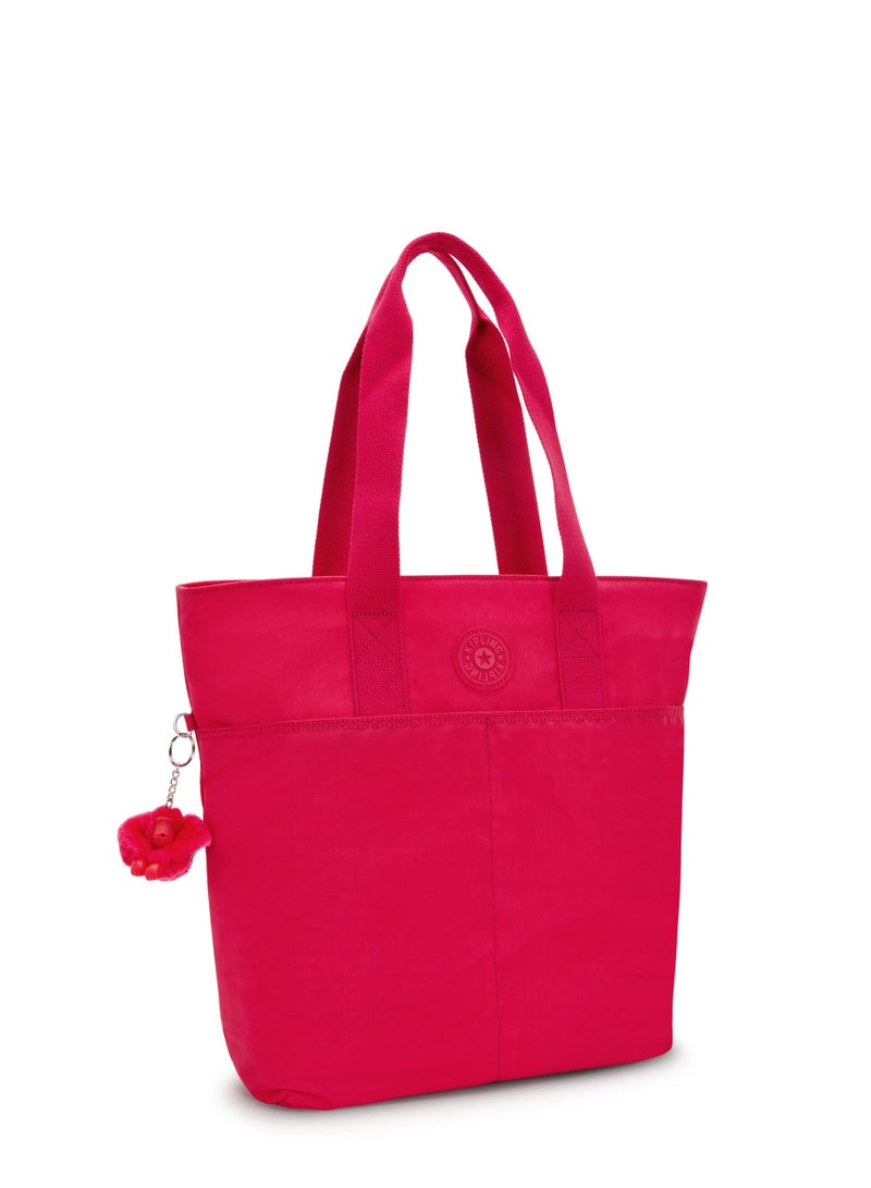 Kipling Hanifa Large  Tote With Laptop Compartment Confetti Pink - I7937-T73