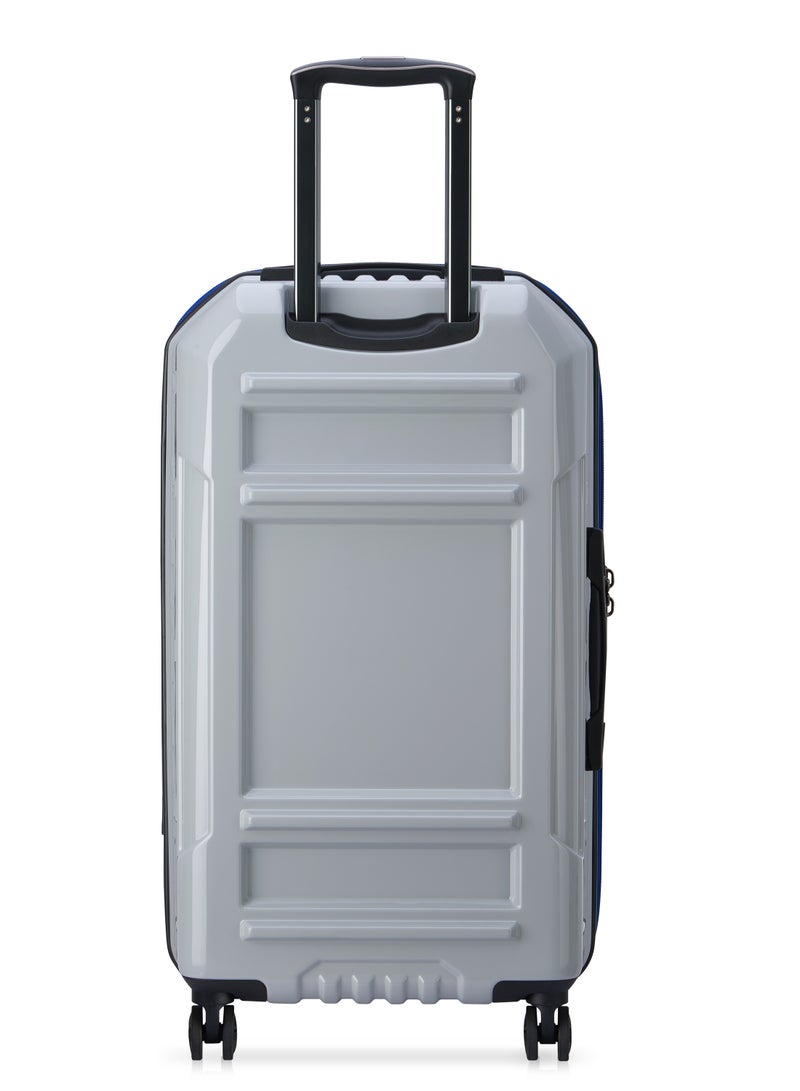 Delsey Rempart 73cm Hardcase Expandable 4 Double Wheel Flex Check-In  Luggage Trolley Case  Trunk Storm Grey  Glossy - 218181821