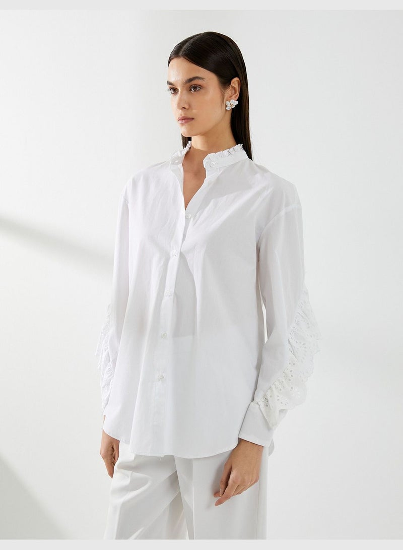 Long Sleeve Buttoned Shirt