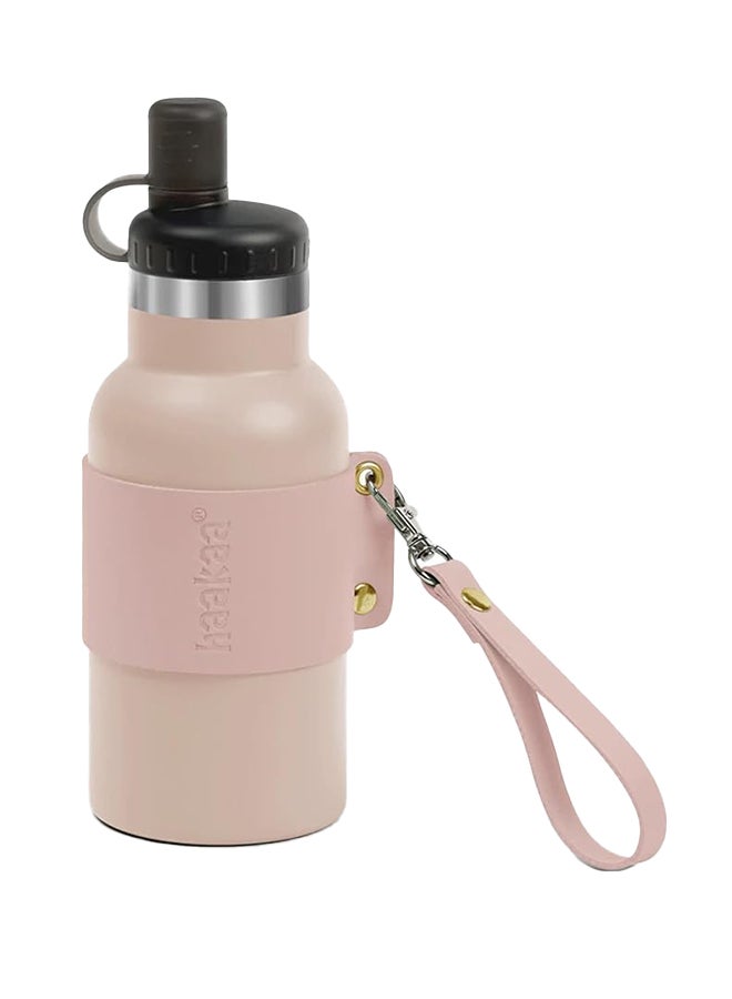 Kid's Insulated Water Bottle, 12 Oz, Hot Cold, Double Walled, Blush