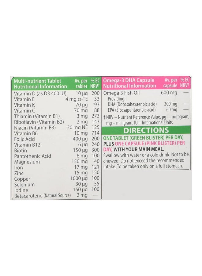 Pregnacare Plus Omega-3 28 Multi Vitamins Tablet