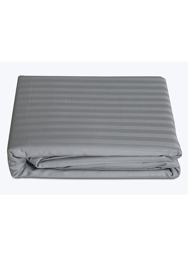 Cannon Quilt Cover Single 1Pc Stripe Light Grey C