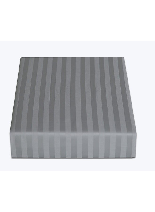 Cannon Quilt Cover Single 1Pc Stripe Light Grey C