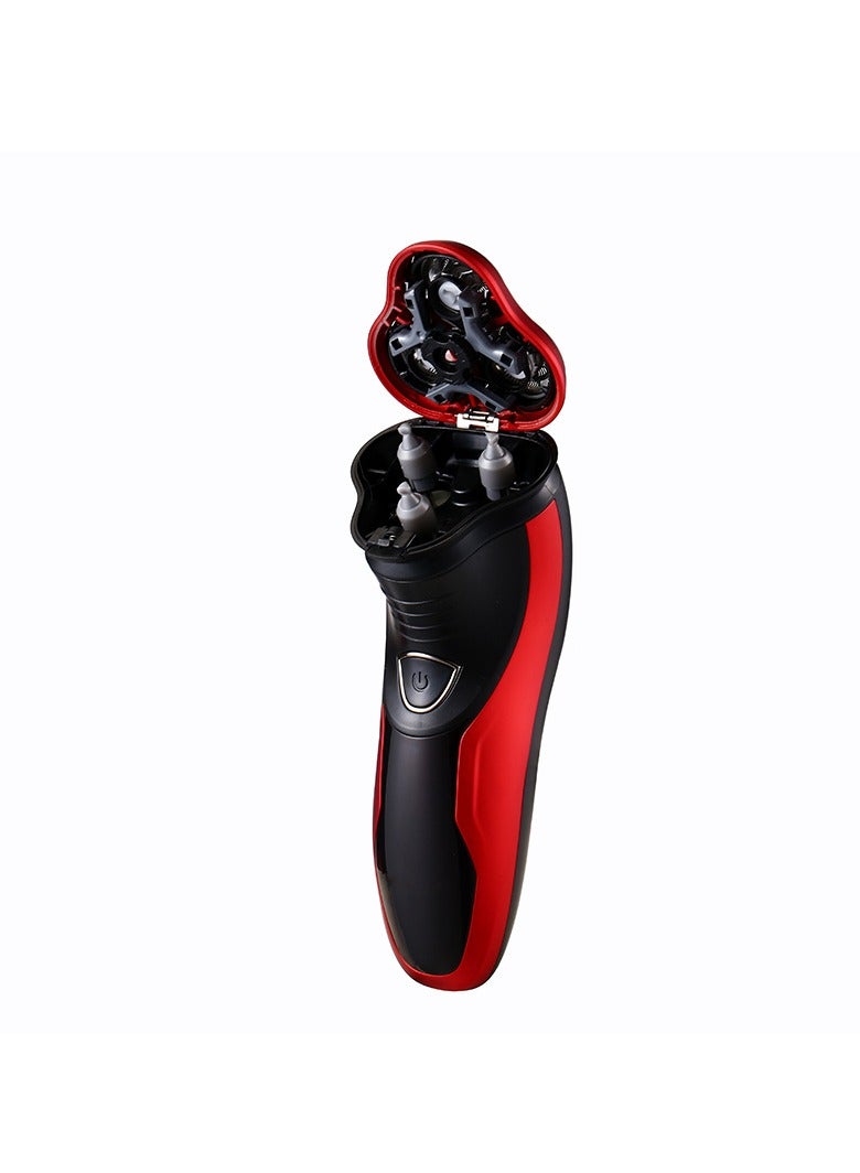 Electric Shaver Shaver Rotary Three Head Shaver Water Washing USB Shaver