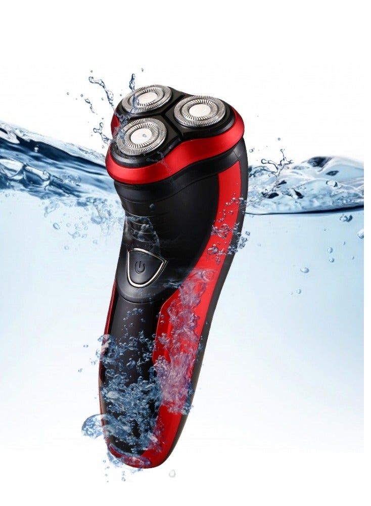 Electric Shaver Shaver Rotary Three Head Shaver Water Washing USB Shaver