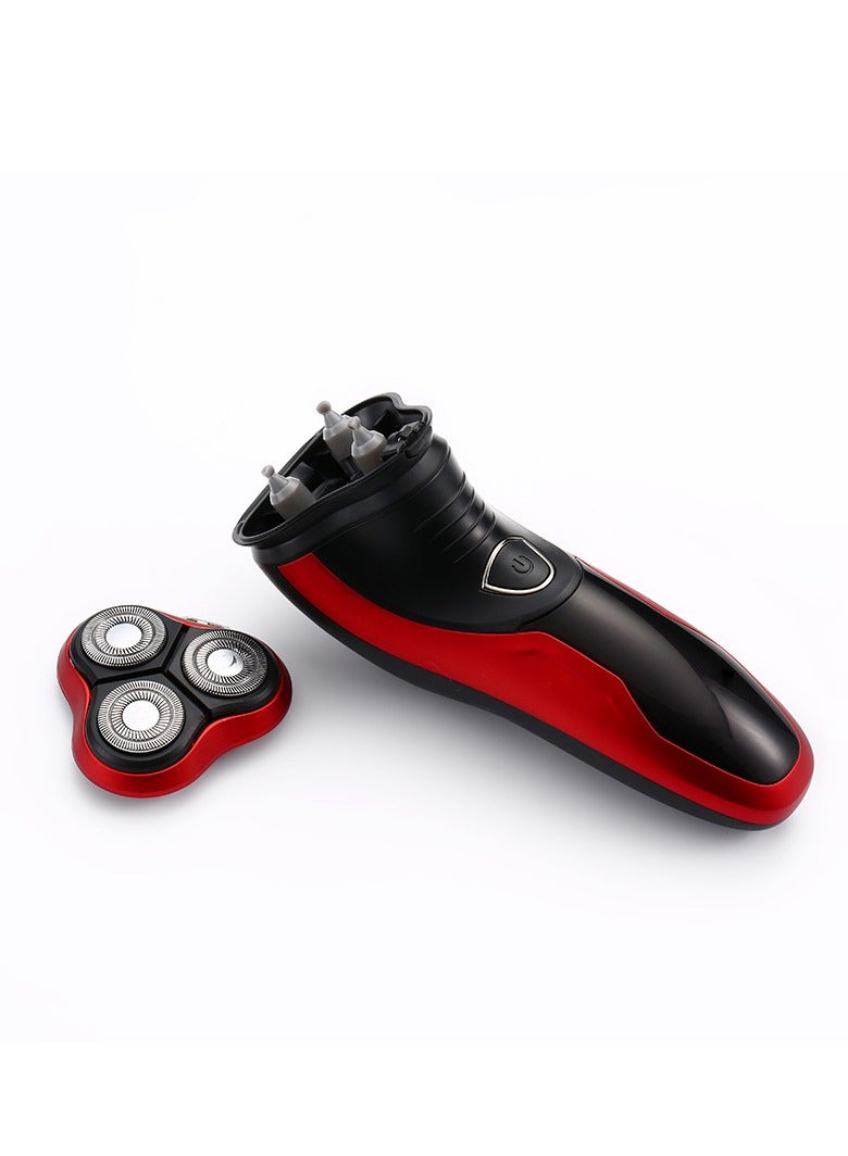 Electric Shaver Shaver Rotary Three Head Shaver Water Washing USB Shaver