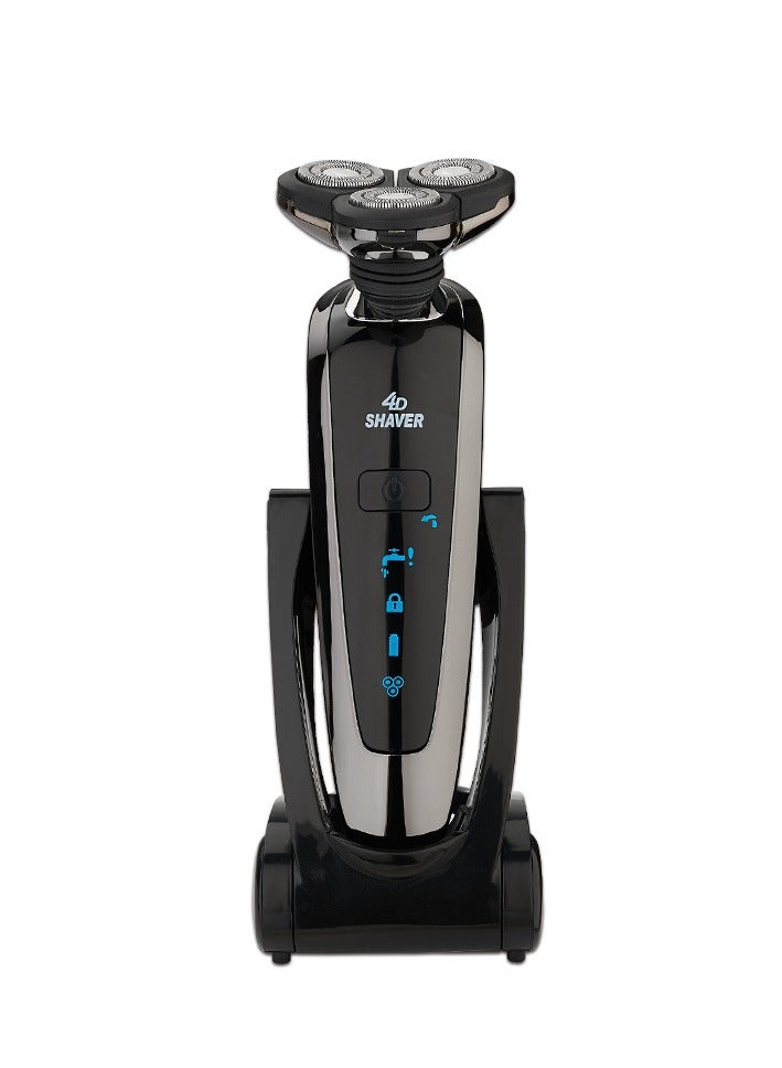 4D Floating Three Blade Electric Shaver Water Washed Men's Shaving Knife