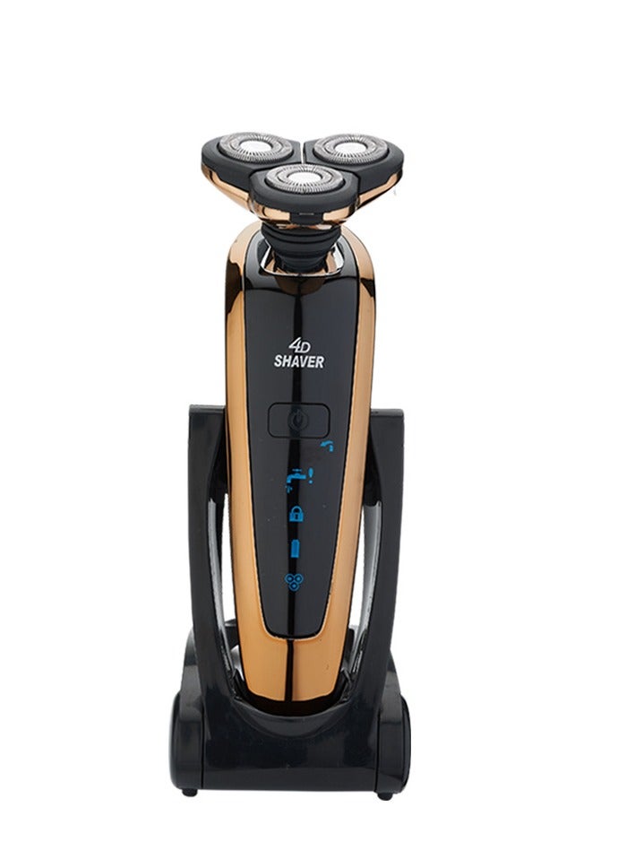 4D Floating Three Blade Electric Shaver Water Washed Men's Shaving Knife