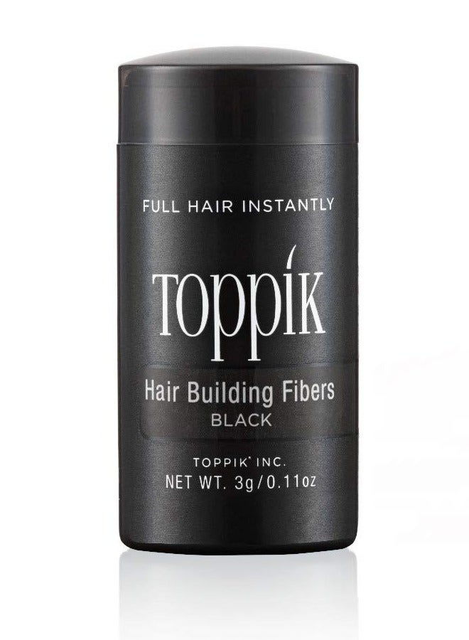 Toppik Hair Building Fibers, 3g Fill In Fine or Thinning Hair Instantly Thicker, Fuller Looking Hair 9 Shades for Men Women