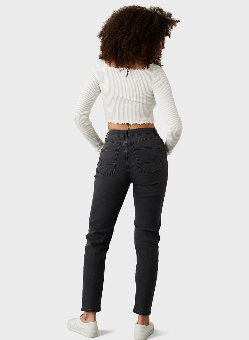 High Waist Mom Jeans