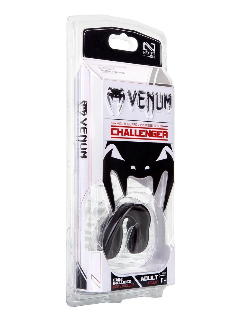 Venum Challenger Mouthguard - Black/Black, One Size
