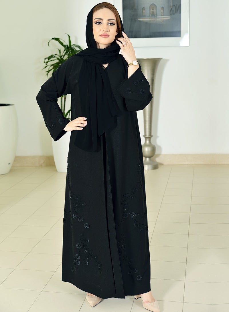 Floral Applique Style Abaya