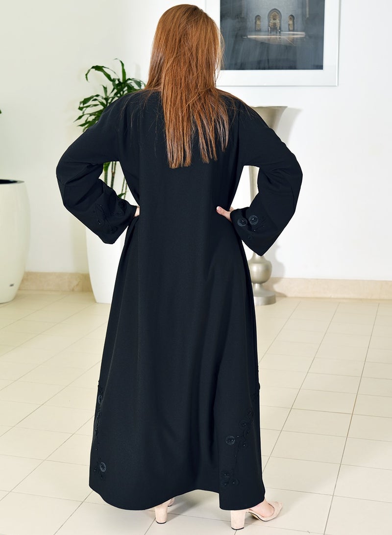 Floral Applique Style Abaya