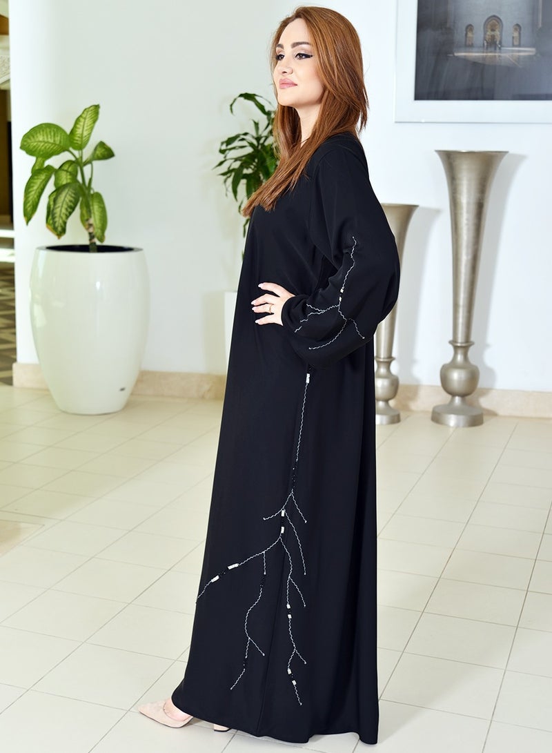 Beads Embellished Abaya