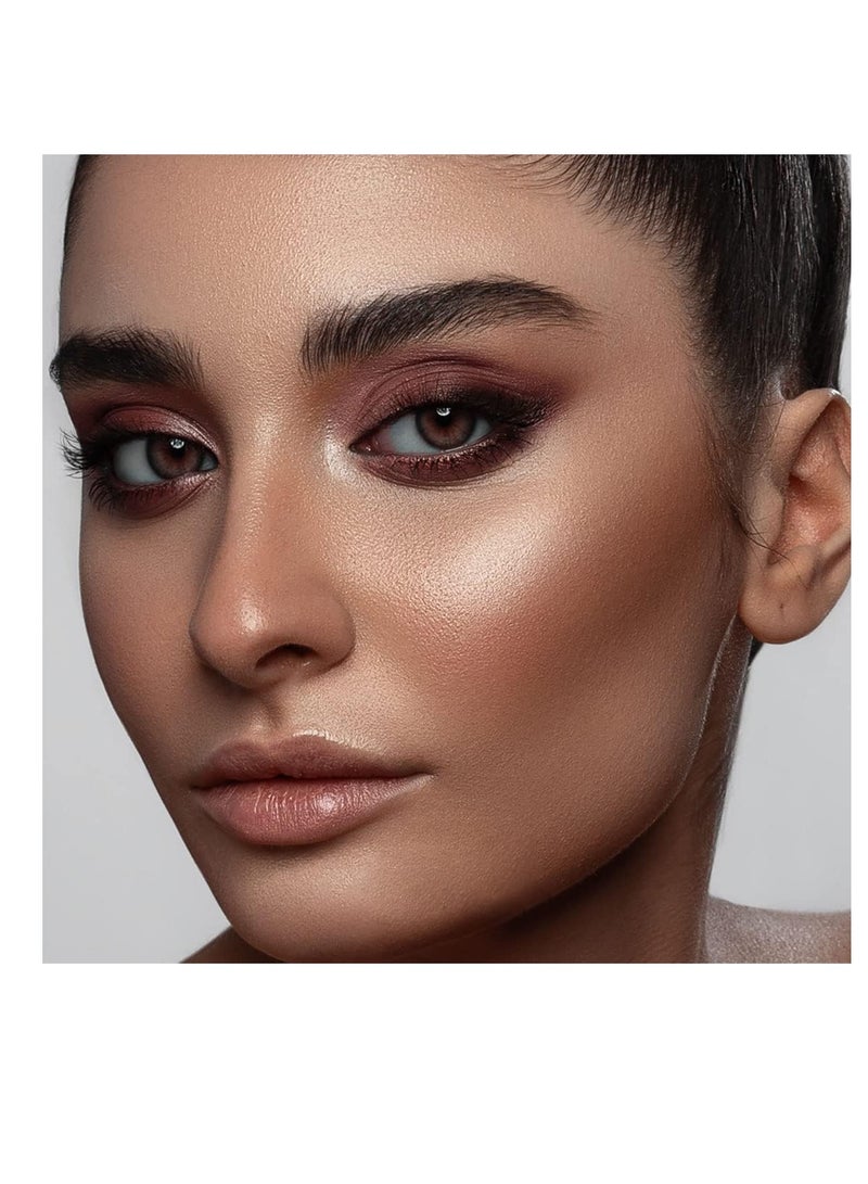 Luxaza 6 pcs cream brown neutral eyeshadow stick makeup sets metallic eye brightener stick pencil crayon B02 fall brown