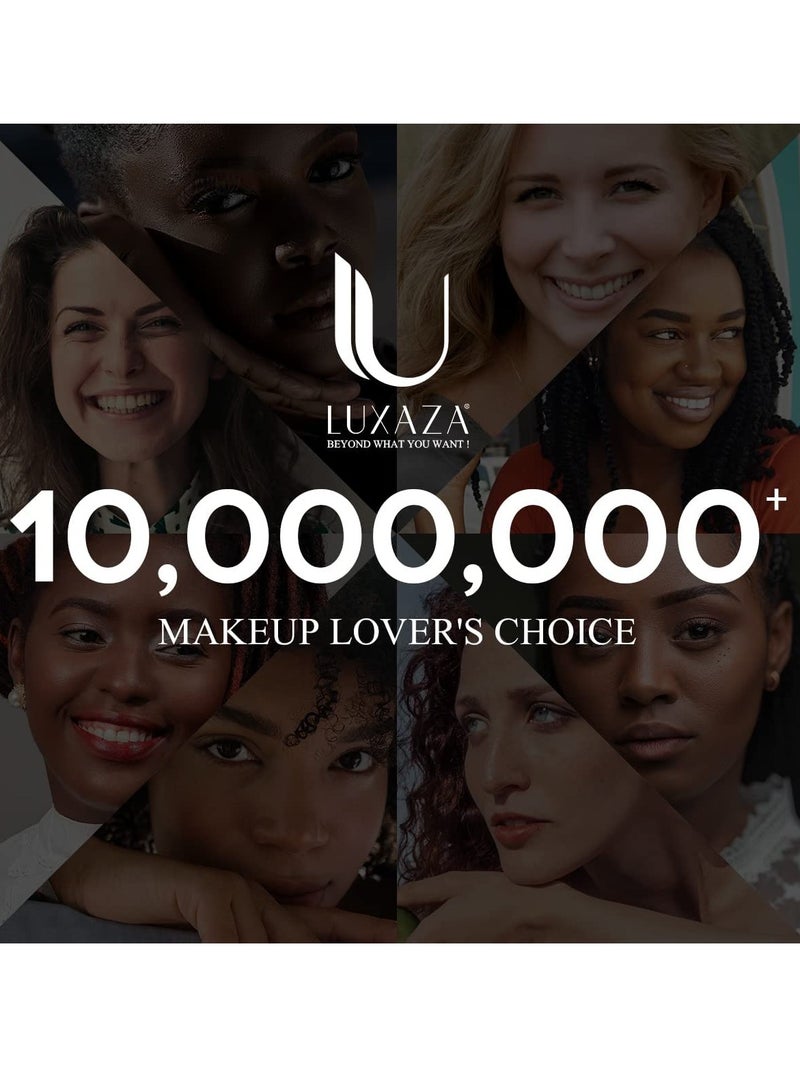 Luxaza 6 pcs cream brown neutral eyeshadow stick makeup sets metallic eye brightener stick pencil crayon B02 fall brown