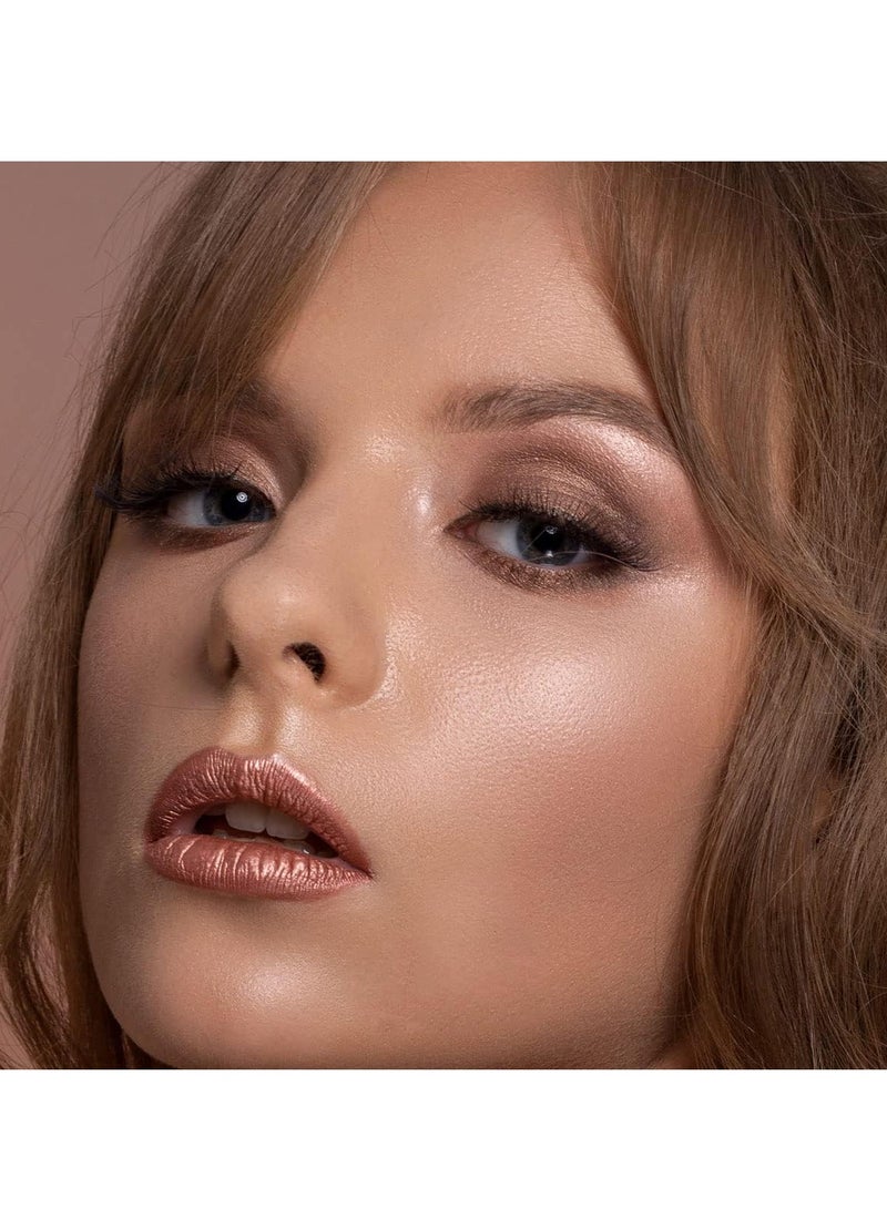 Luxaza 6 pcs cream brown neutral eyeshadow stick makeup sets metallic eye brightener stick pencil crayon B02 fall brown