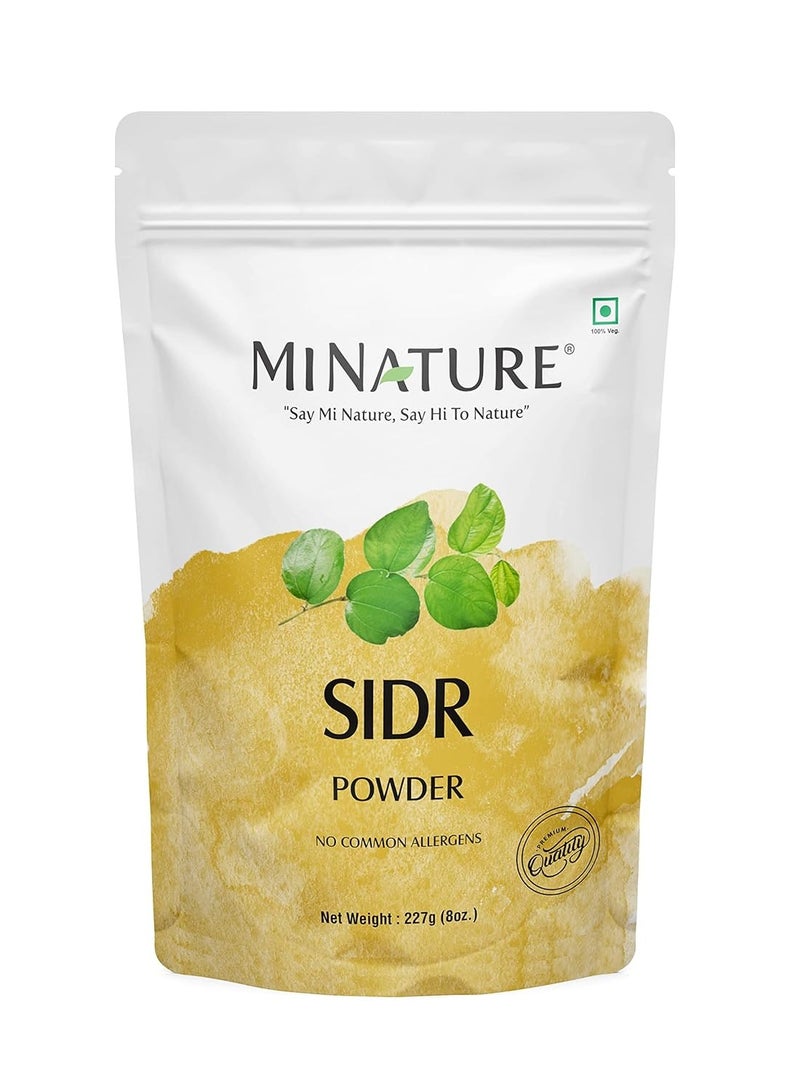 Sidr powder by minature 227g / 8oz Sidr leaves powder for hair natural hair conditioner natural source of mucilages and saponins natural hair cleanser