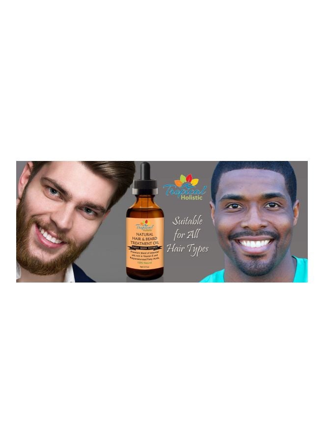 Natural Hair And Beard Growth Treatment Oil