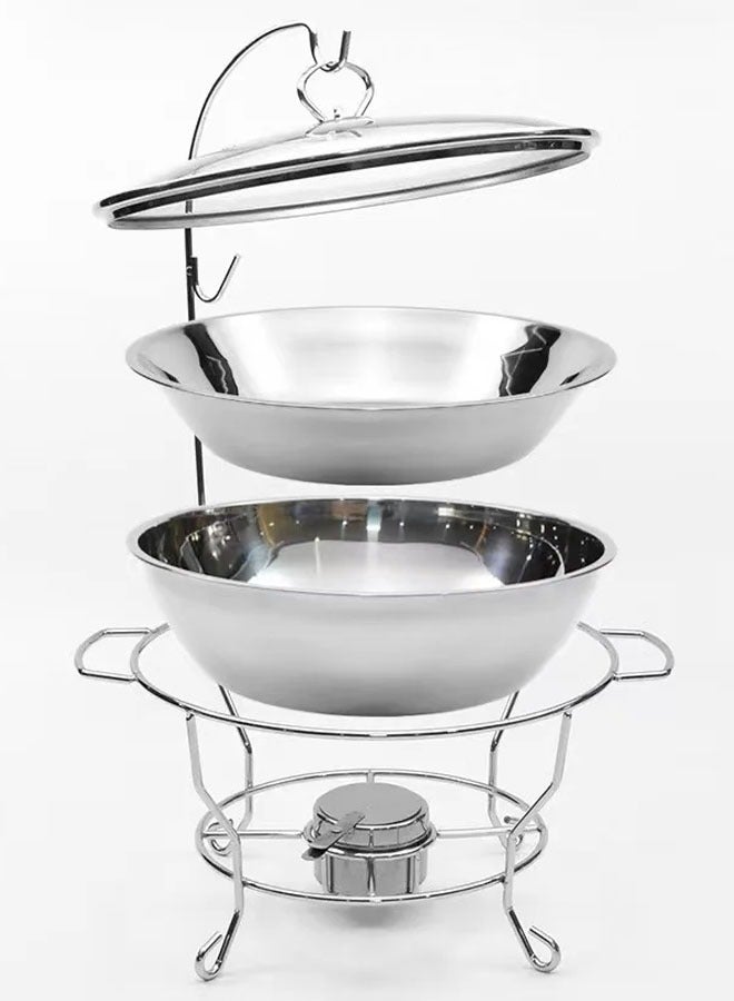 Stainless Steel Buffet Chafing Dish Food Warmer and Heater 6.0L