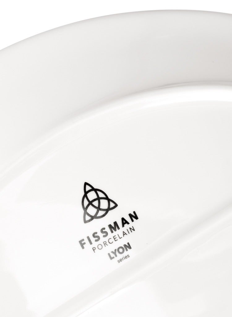 1-Piece Oval Plate 30cm Tableware Lyon Series, Serving, for Salad, Stew, Fruits and Pasta And for Thanksgiving Entertaining Holiday Party, Ramadan Eid, Diwali For All Types of Occasions