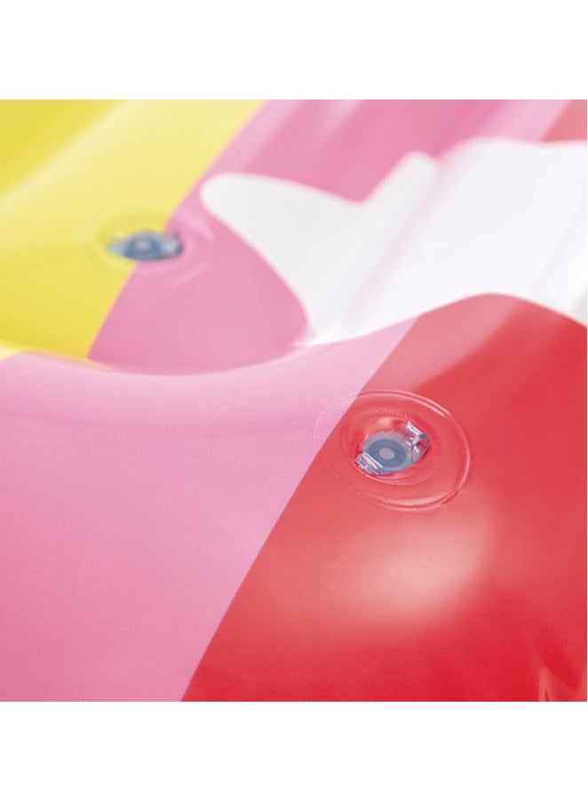 Rainbow Cloud Float Multi color PVC Adult Pool Float 175m x 117m x 20cm