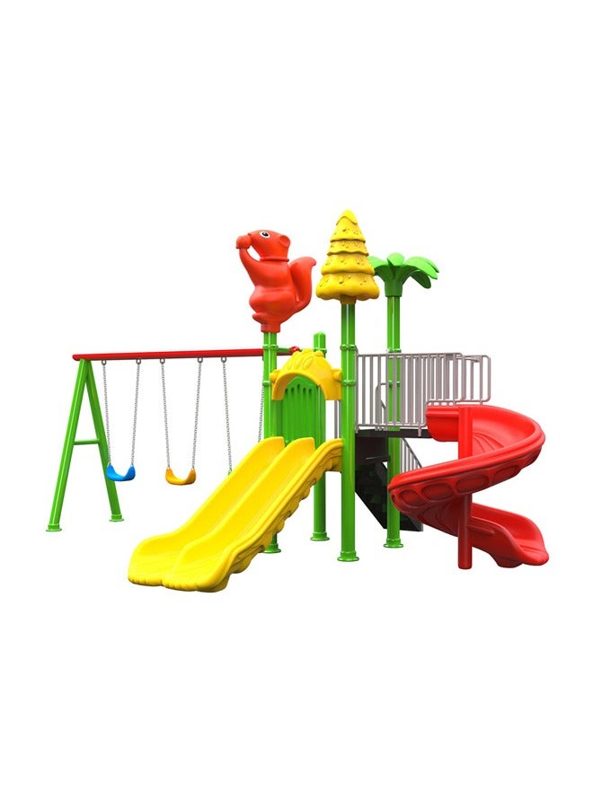 Outdoor Swing Slide Set Kids Park Preschool Outdoor Playground