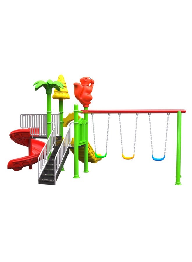 Outdoor Swing Slide Set Kids Park Preschool Outdoor Playground