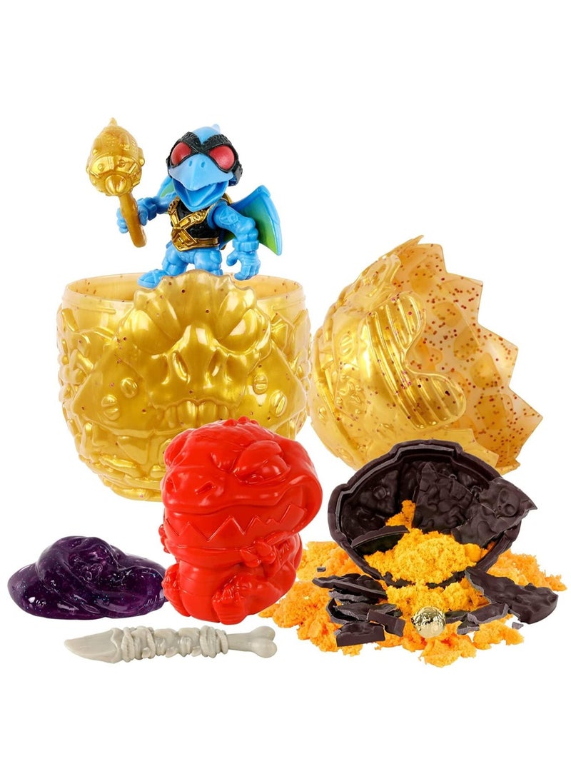 Treasure X Dino Gold Armored Egg - 1 Piece Only - Assorted, Style/Color/Character May Vary