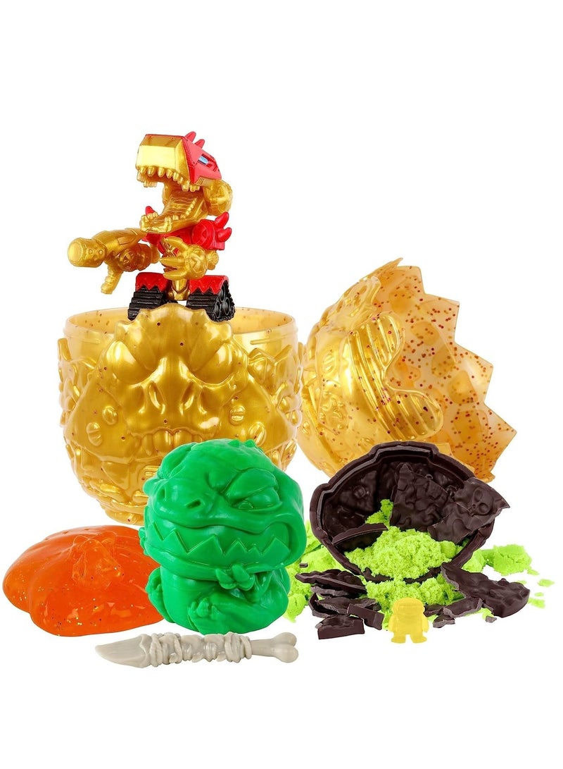 Treasure X Dino Gold Armored Egg - 1 Piece Only - Assorted, Style/Color/Character May Vary