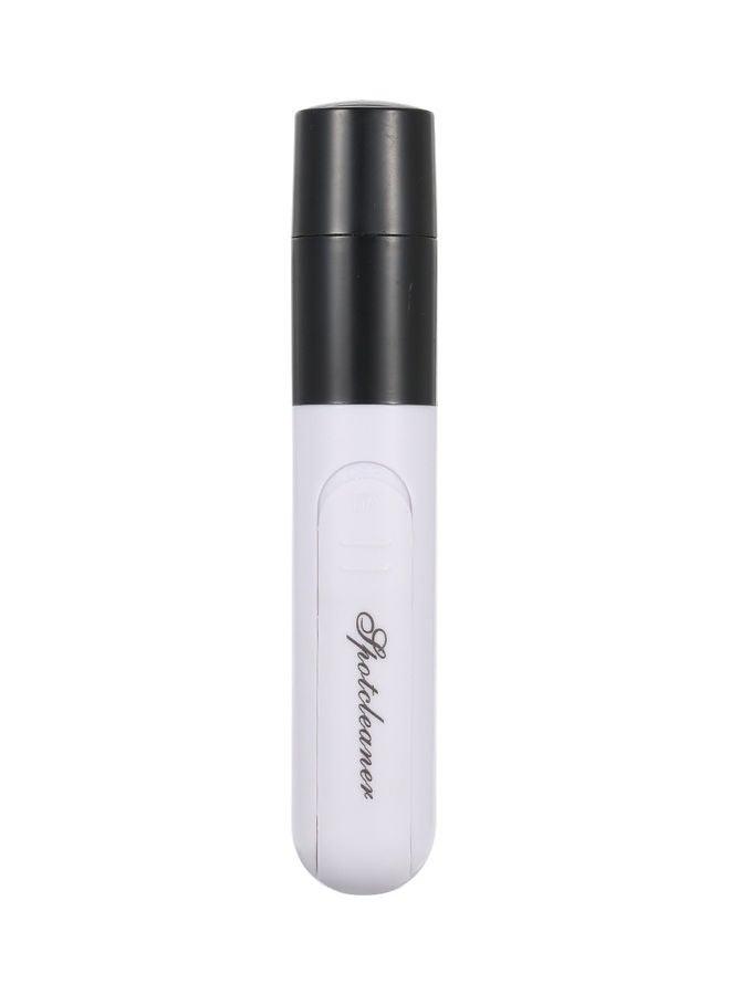 Handheld Facial Blackhead Vacuum Suction Face Skin Protection Device Black/White 15 X 2.6 X 2.6cm