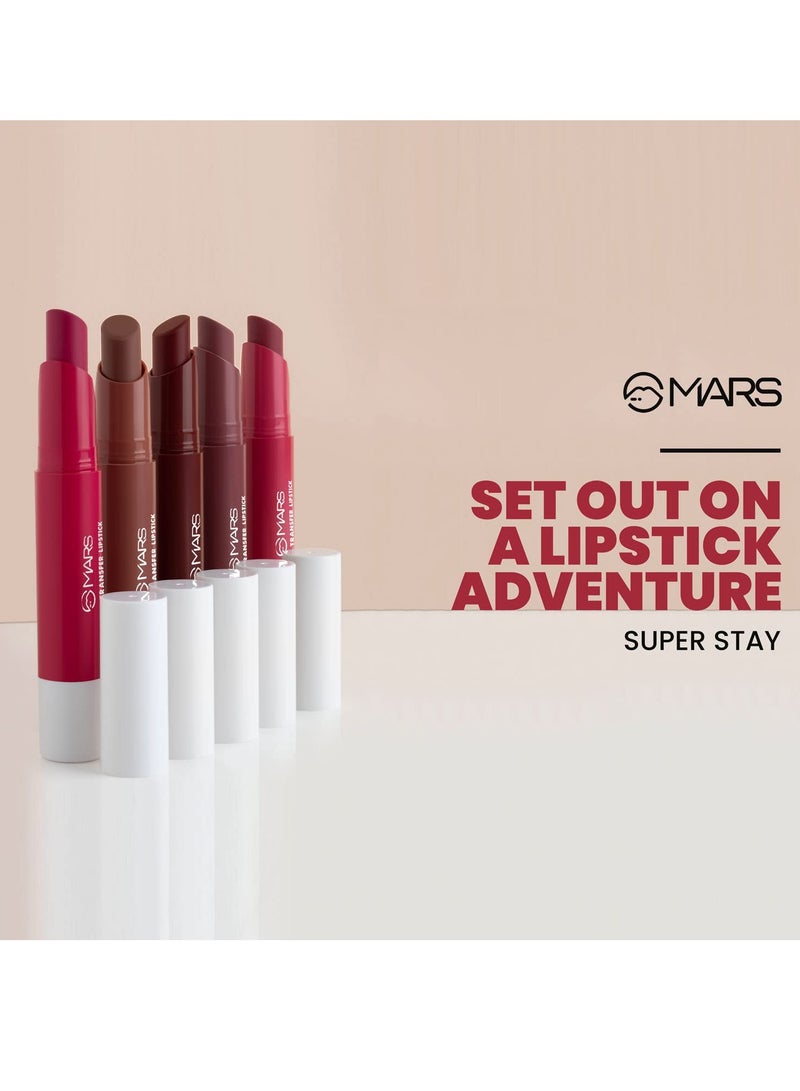 MARS Matte Super Stay Lipstick Up to 12 Hours Long Lasting 2.6 gm 07 SURREAL
