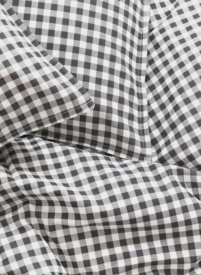 Patterned Double/King Size Duvet Cover Set