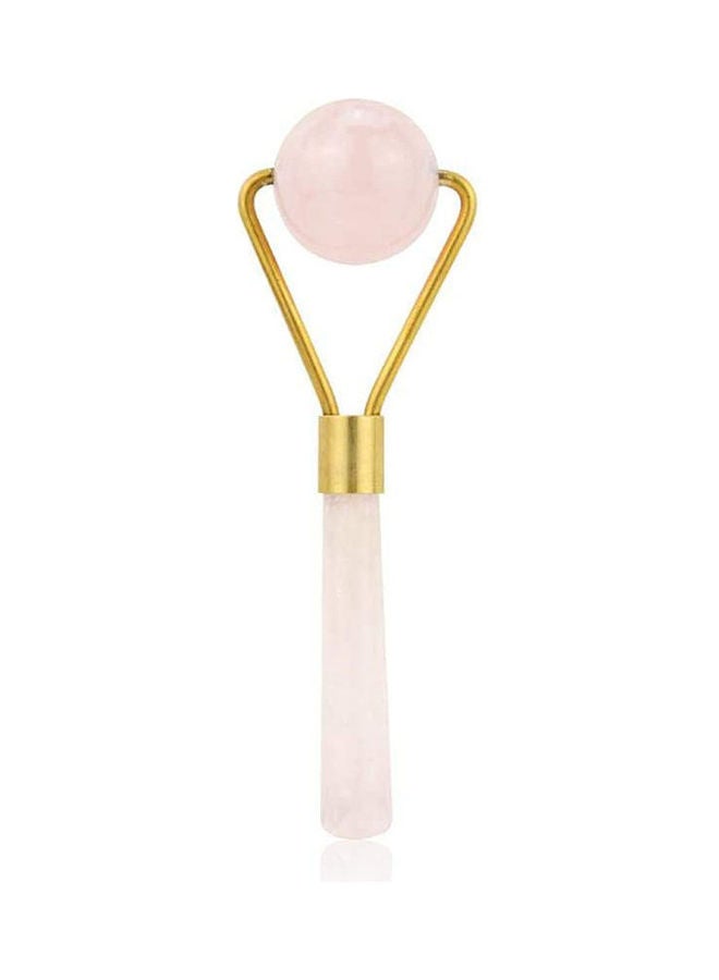 Facial Massage Roller Natural massager for Face Jade Stone Body Beauty Pink