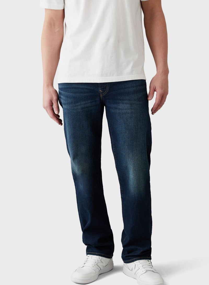 Drak Wash Straight Fit Jeans