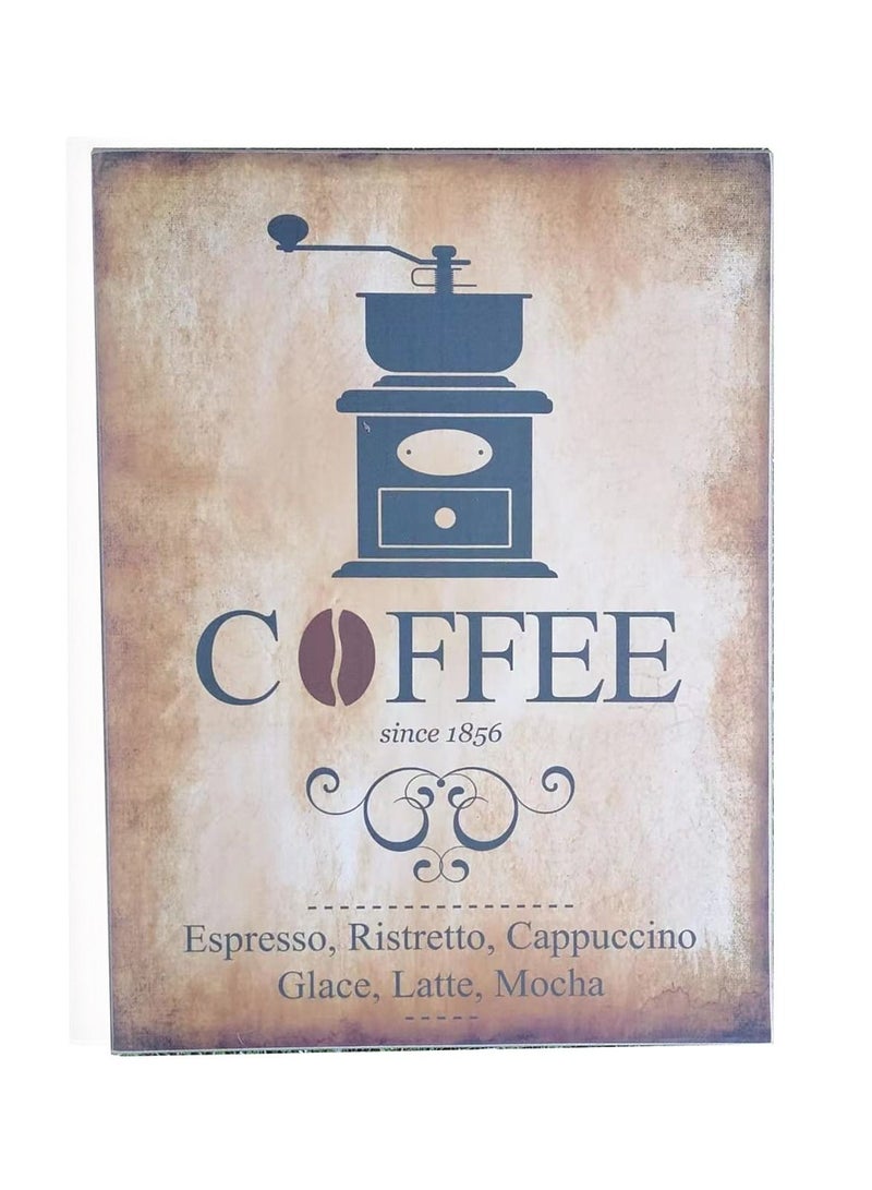 FFD Wall Hanging Wooden Coffee Frame 30x40x2