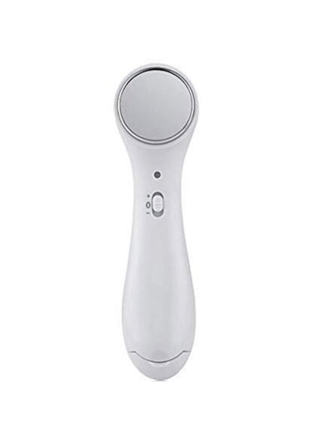 Vibration Iontophoresis Instrument Handheld Face Massager White 182grams