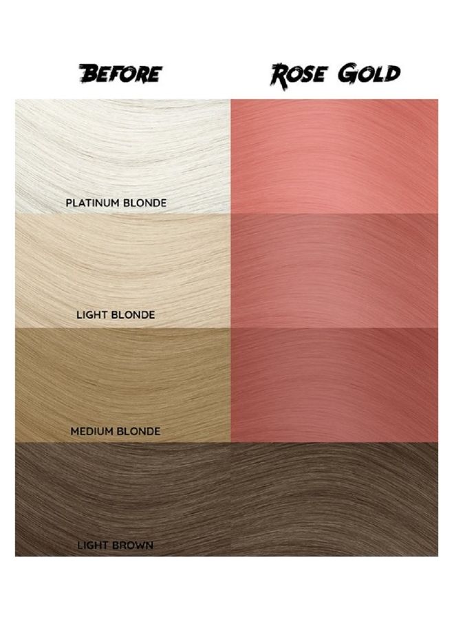 Semi-Permanent Hair Dye Rosegold 150ml