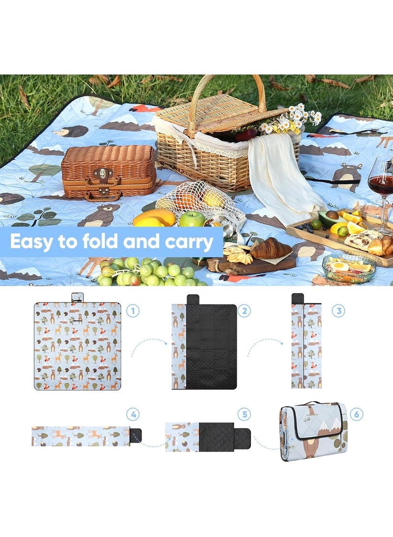 200*200CM Outdoor Picnic Camping Moisture Proof Portable Outing Tent Mat