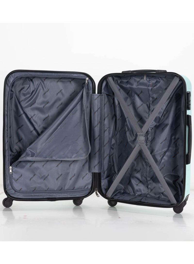 Set of 4 ABS Trolley Luggage With Number Lock 20,24,28,32 Inches