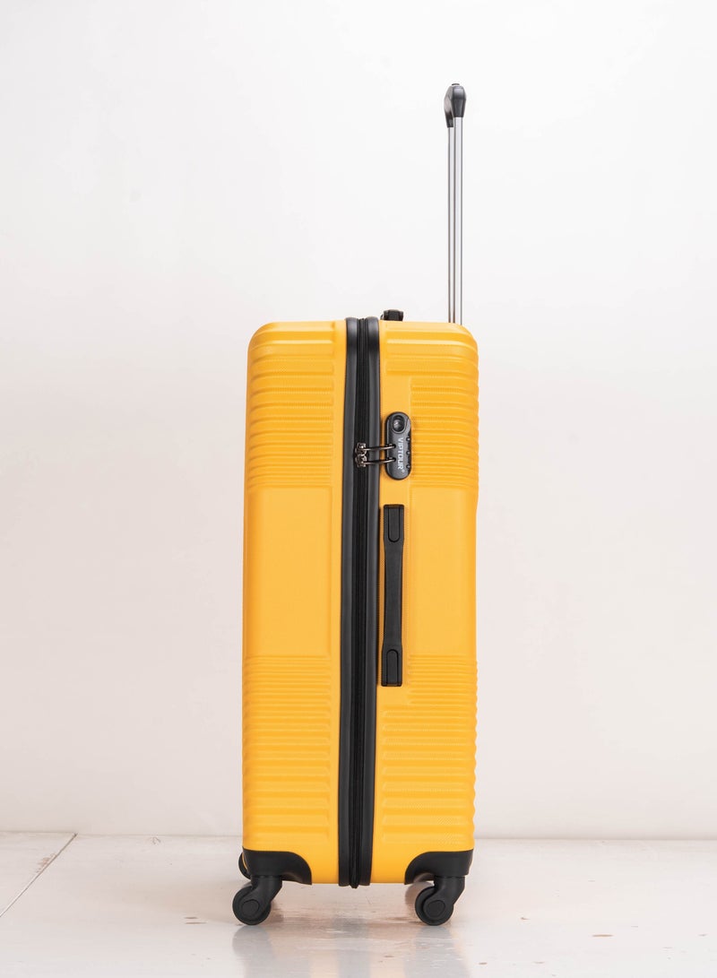 Set of 4 ABS Trolley Luggage With Number Lock 20,24,28,32 Inches