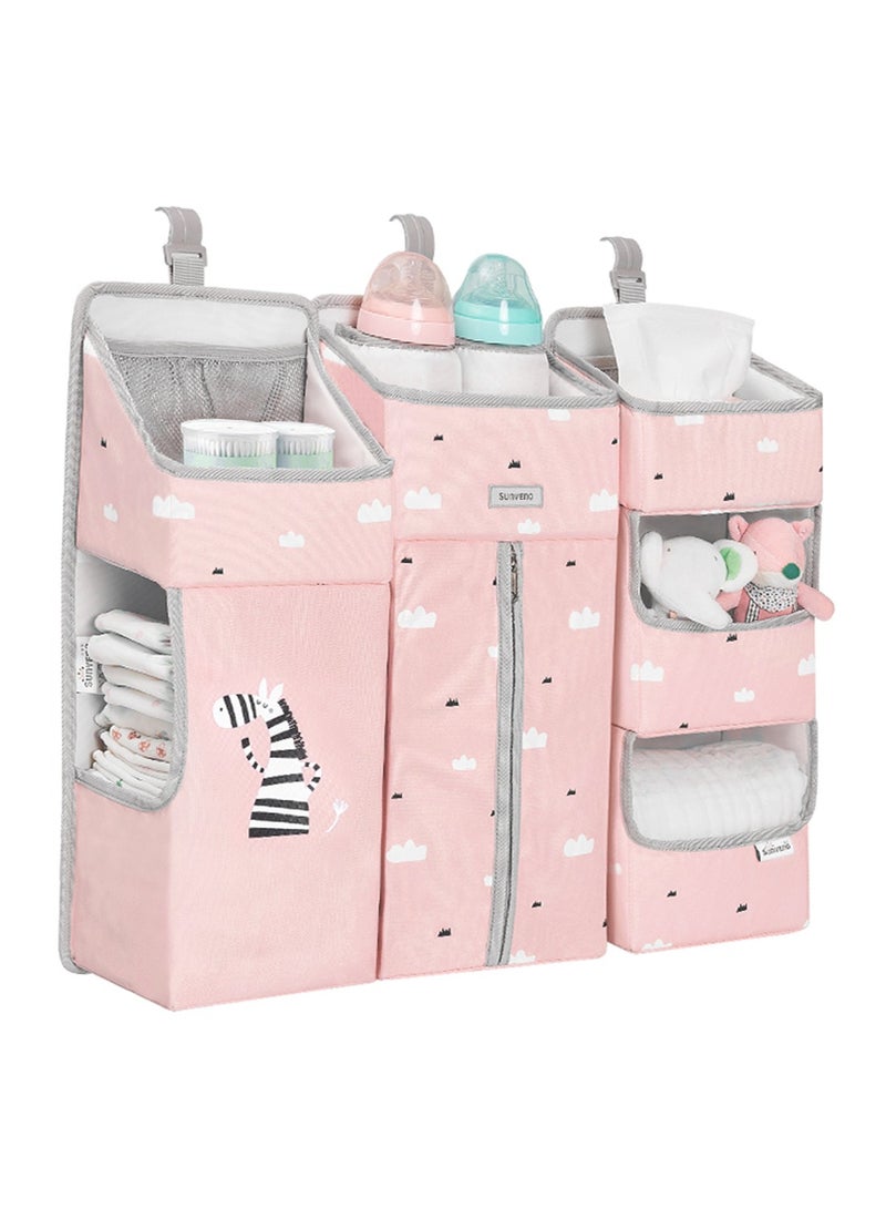 Baby Bedside Hanging Diaper Caddy Organizer