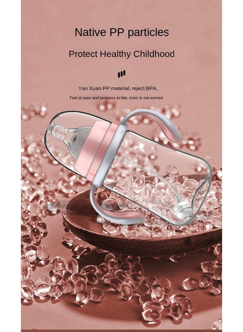 180ml Newborn Baby Wide Handle Feeding Drop Resistant Bottle